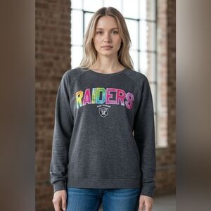 Las Vegas Raiders Women's Sweatshirt Size 3xl team Gear New With Tags